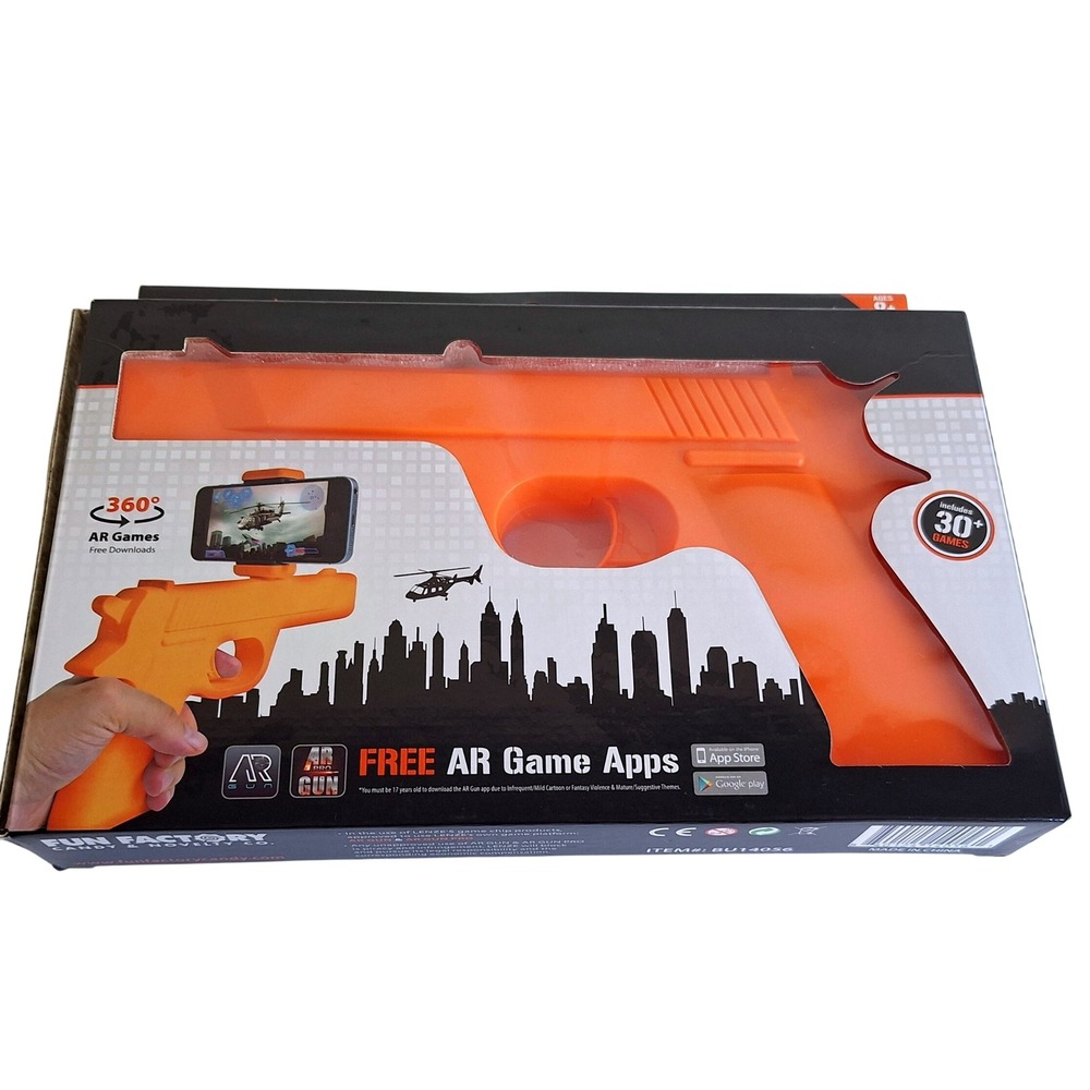 Fun Factory AR Gun Augmented Reality 3D Gaming Controller Orange BU14056